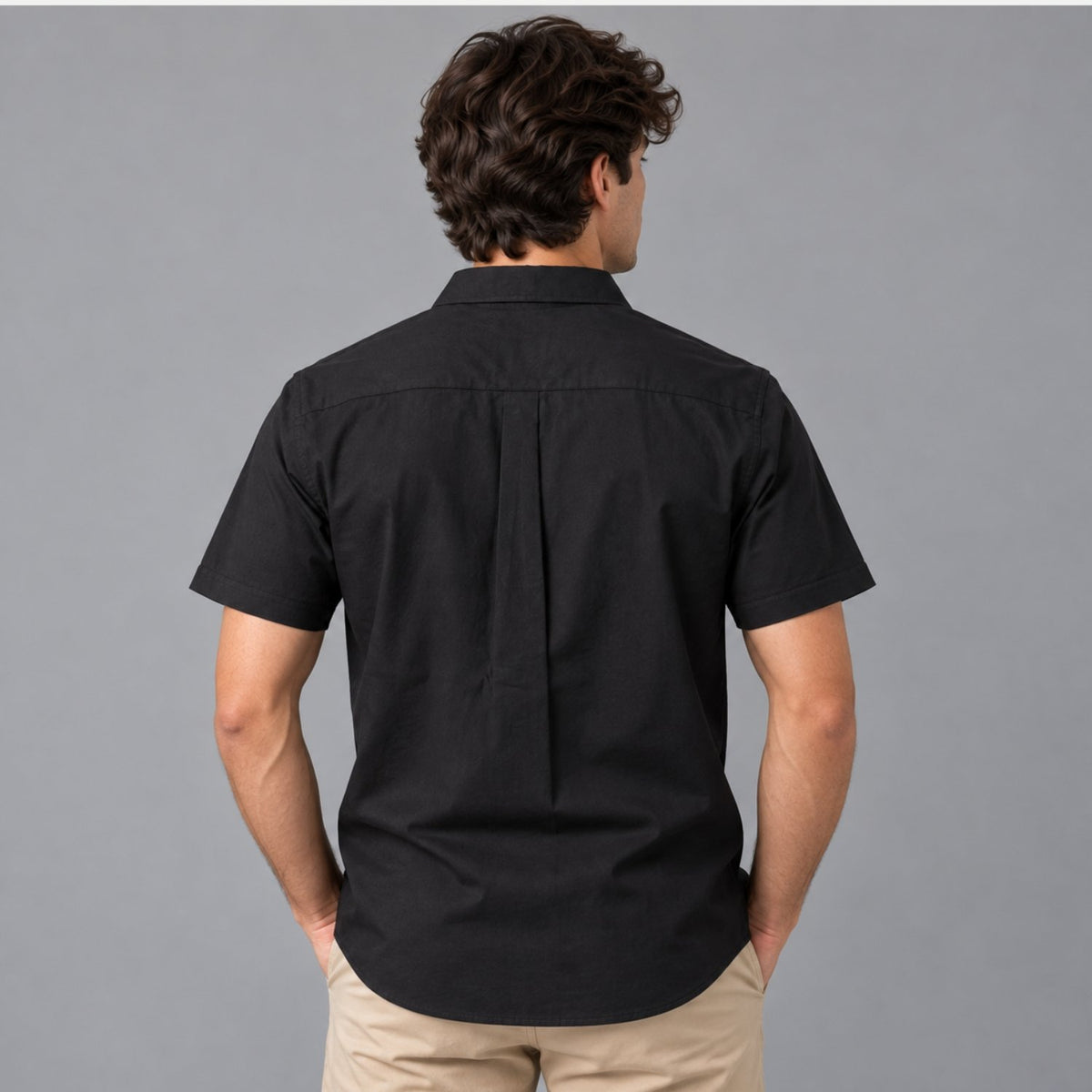 Men's Half Sleeve Linen Shirt - Image 2