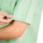 Men's Linen Cotton Poplin Relaxed Fit Button Front Shirt - Image 5