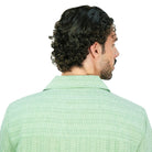 Men's Linen Cotton Poplin Relaxed Fit Button Front Shirt - Image 6