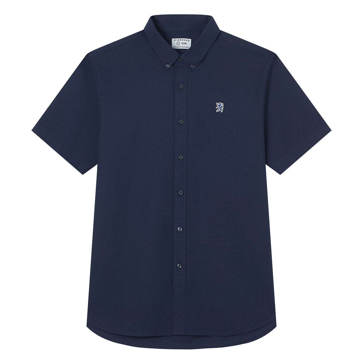 Men's Lion Oxford Slim Short Sleeve Shirt - Image 6