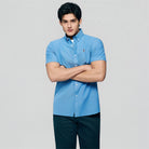 Men's Lion Oxford Slim Short Sleeve Shirt - Image 4