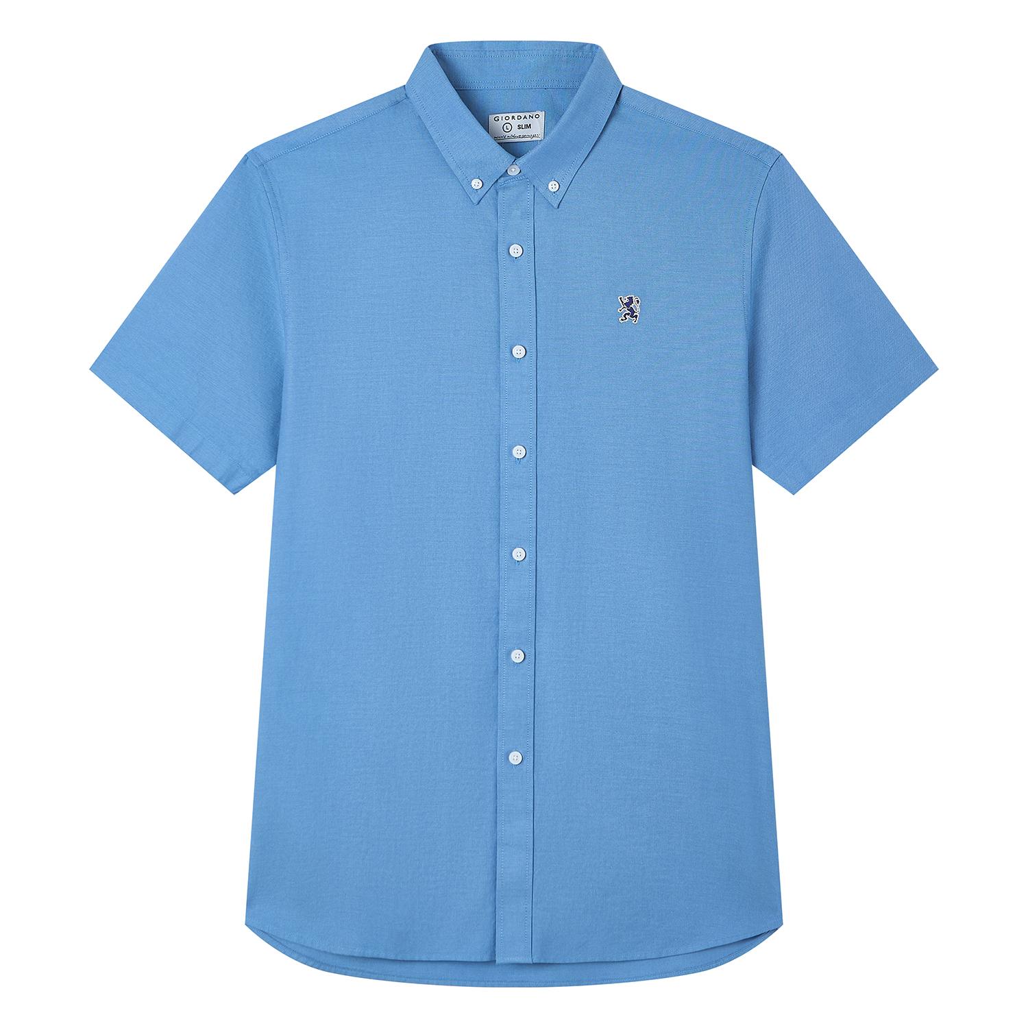 Men's Lion Oxford Slim Short Sleeve Shirt - Image 6