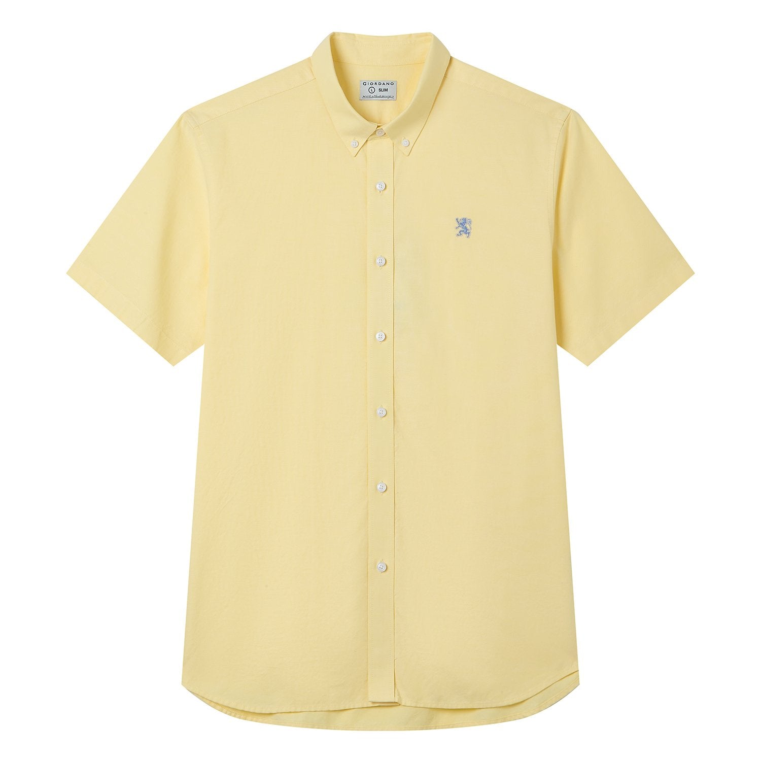 Men's Lion Oxford Slim Short Sleeve Shirt - Image 6