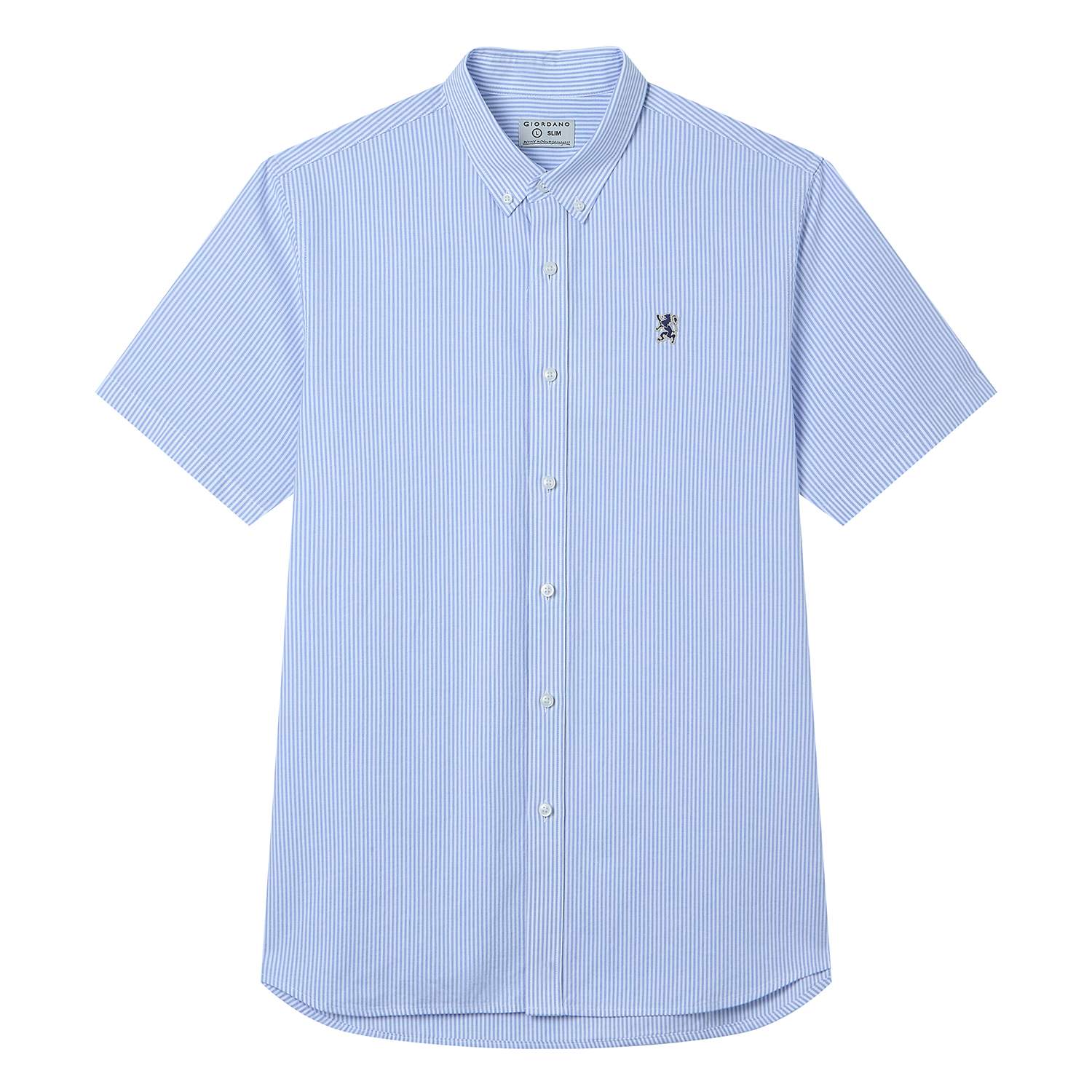 Men's Lion Oxford Slim Short Sleeve Shirt - Image 6