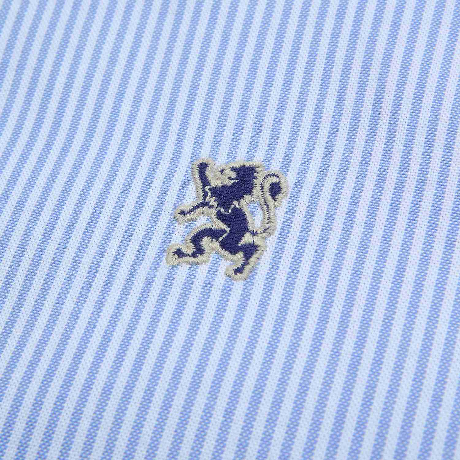 Men's Lion Oxford Slim Short Sleeve Shirt - Image 9