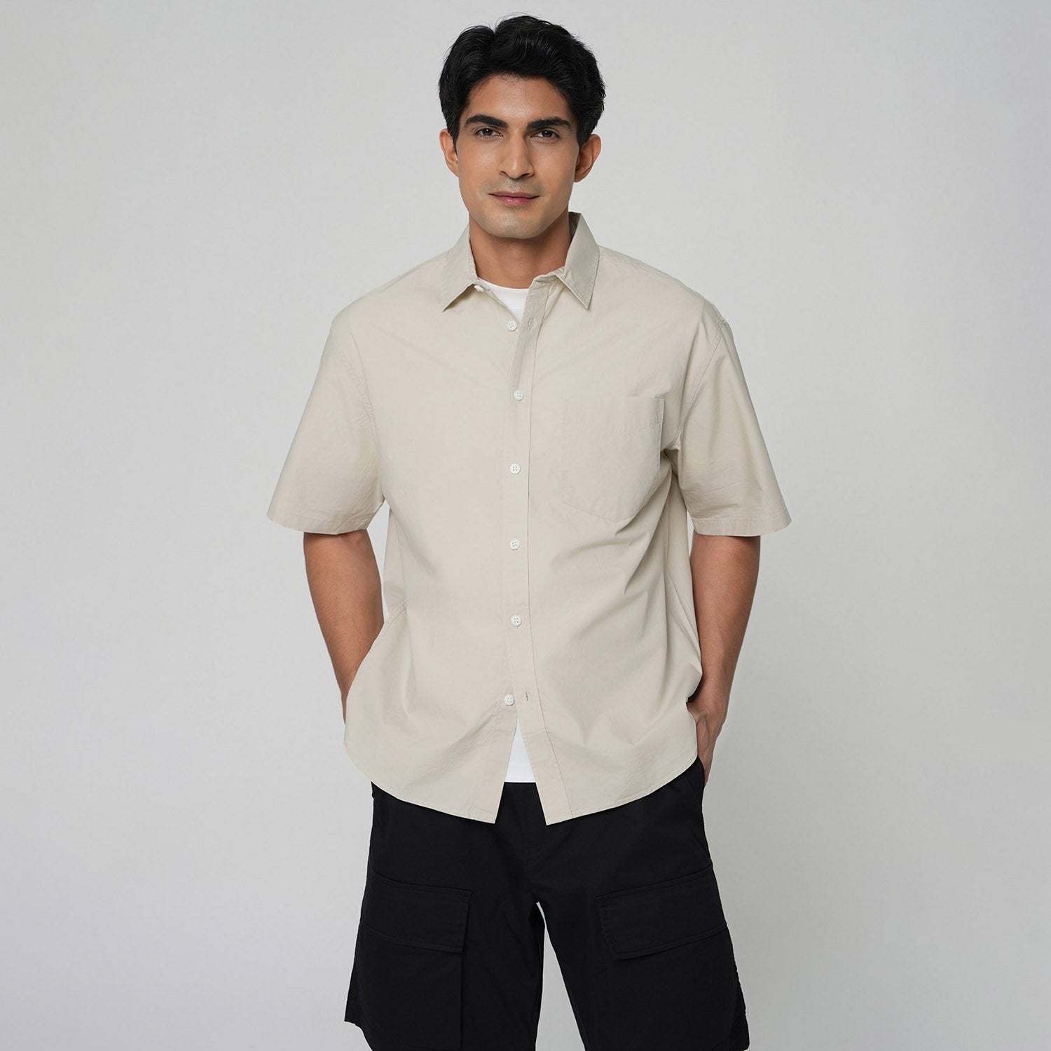 Men's Half  Sleeve Regular Fit Shirt - Image 2