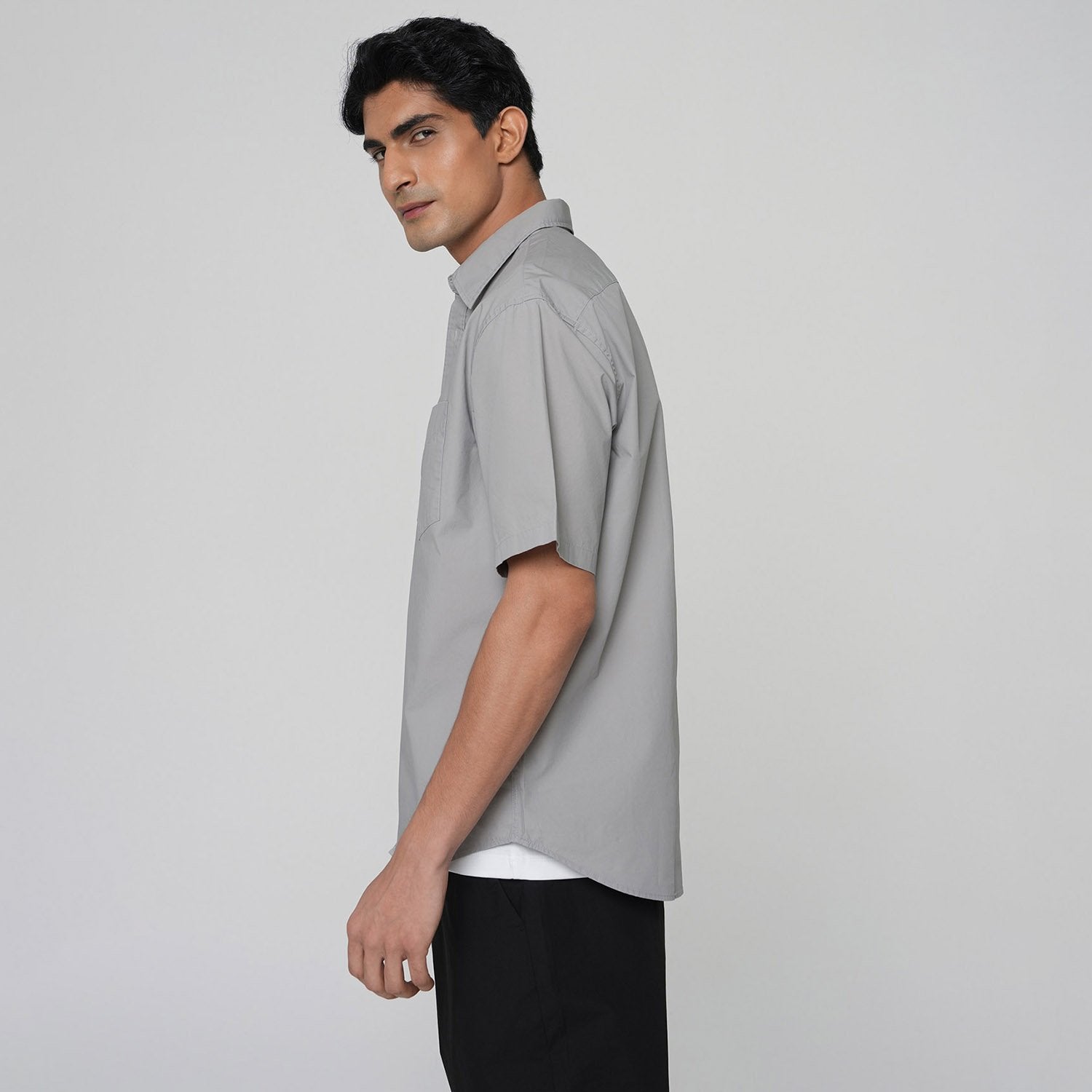 Men's Half  Sleeve Regular Fit Shirt - Image 4