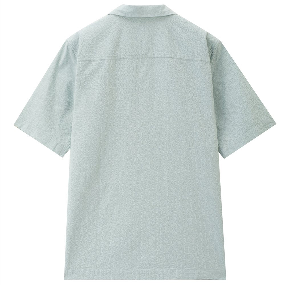 Men's Seersucker Half Sleeve Shirt - Image 4