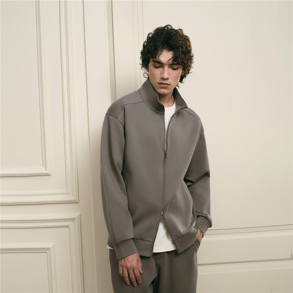Men's Interlock Full Opening Jacket - Image 8