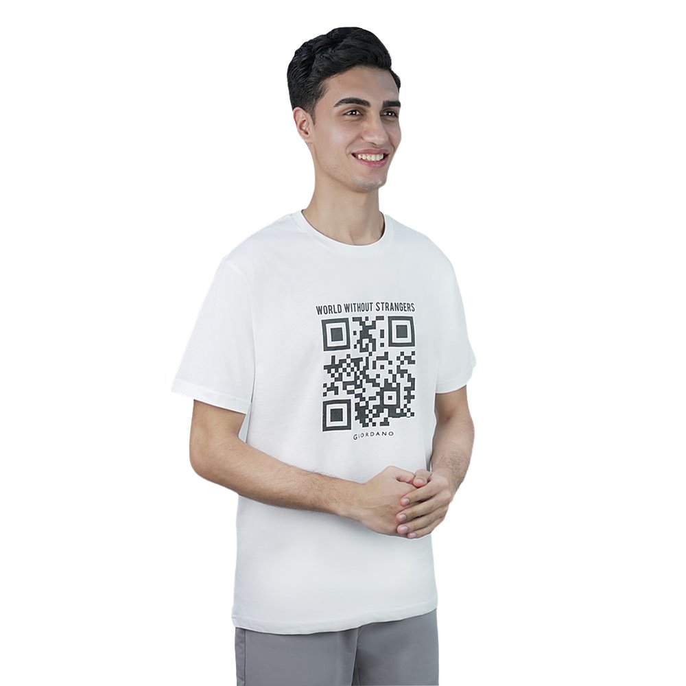 Men's Slim Fit Cotton Jersey Crew Neck Print Tee | WWS Graphic - Image 1