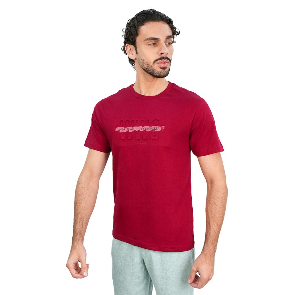 Men's Slim Fit Cotton Jersey Crew Neck Print Tee | WWS Graphic - Image 1