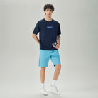 Men's Relaxed Fit Smurfs Print Crew Neck Tee - Image 1