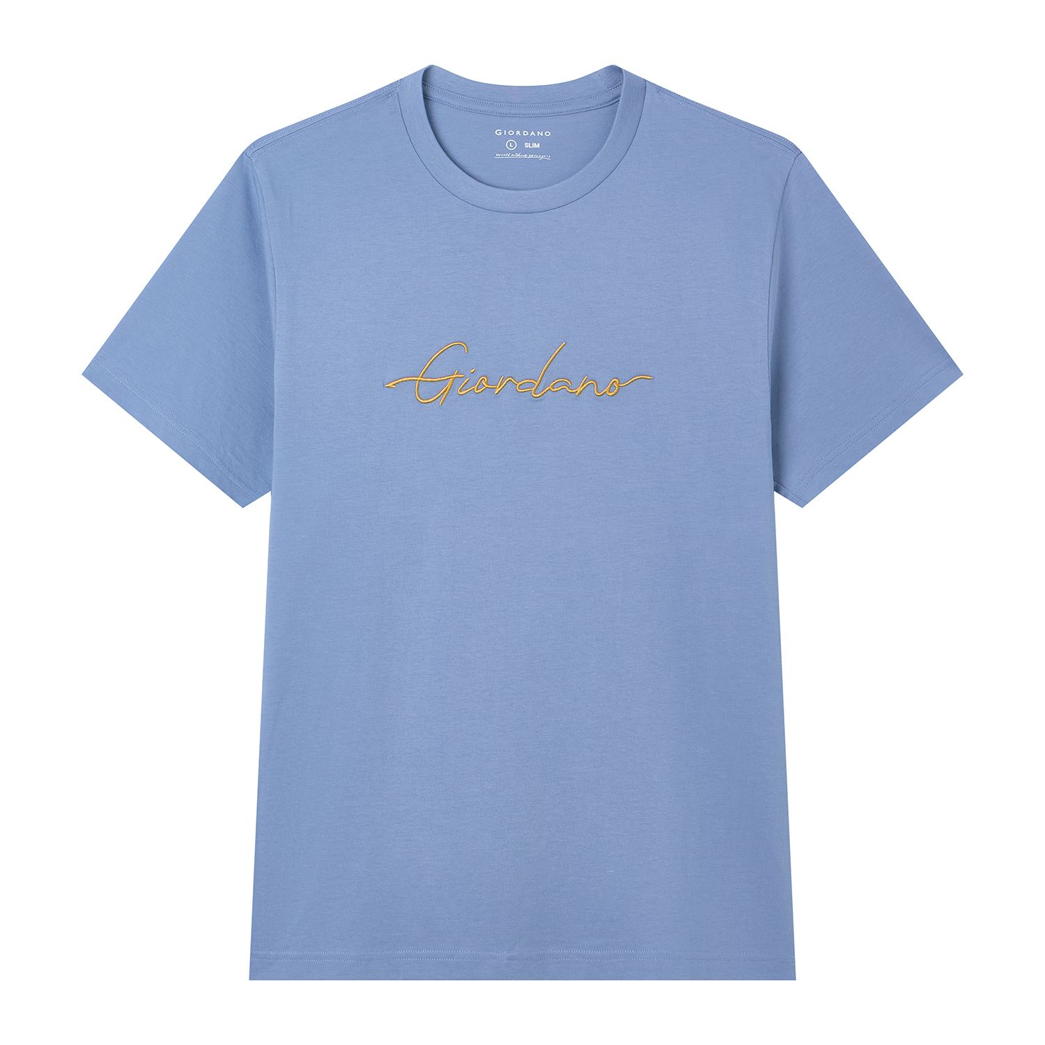 Men's Slim Fit Cotton Signature Print Tee - Image 5