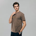 Men's Slim Fit Cotton Signature Print Tee - Image 4
