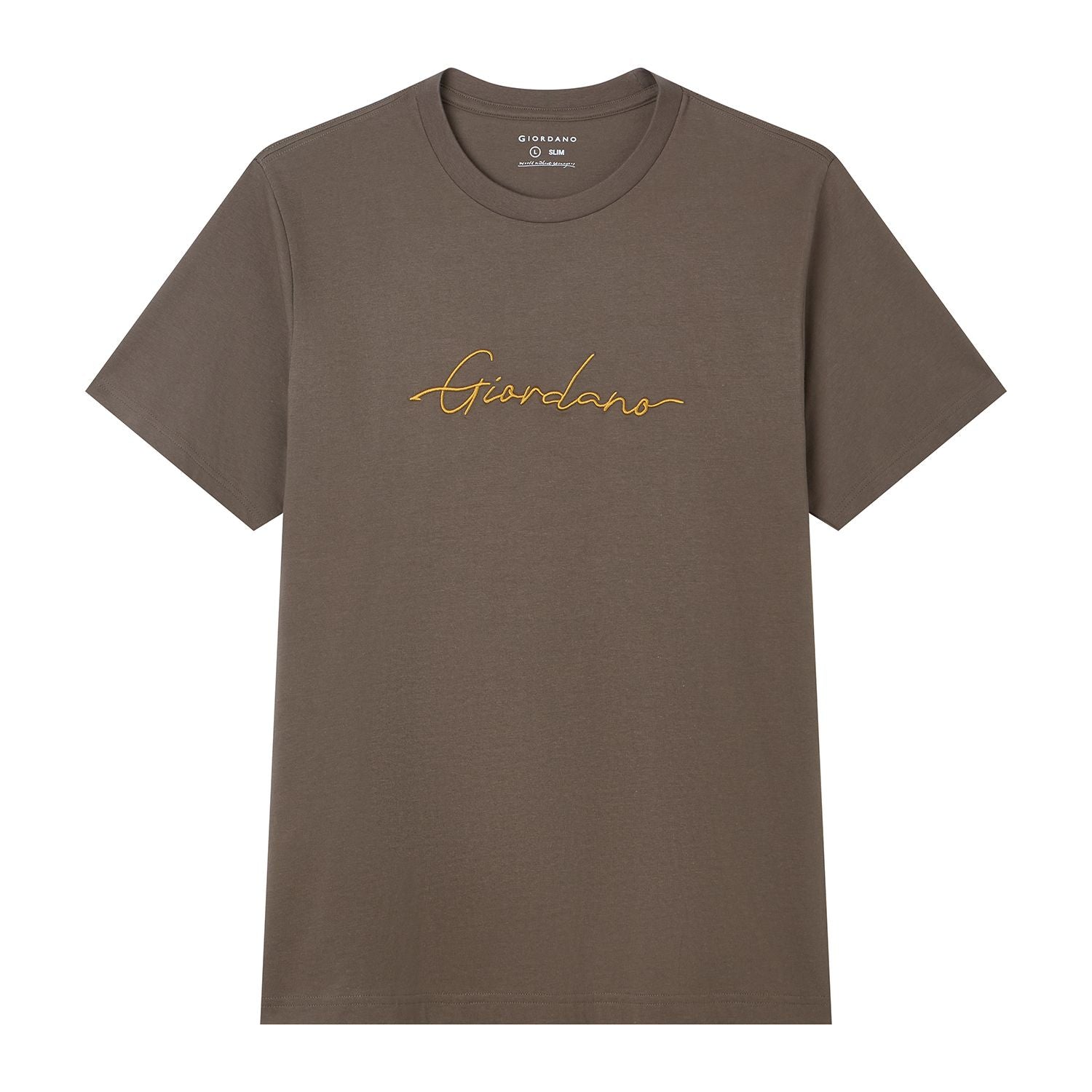 Men's Slim Fit Cotton Signature Print Tee - Image 6