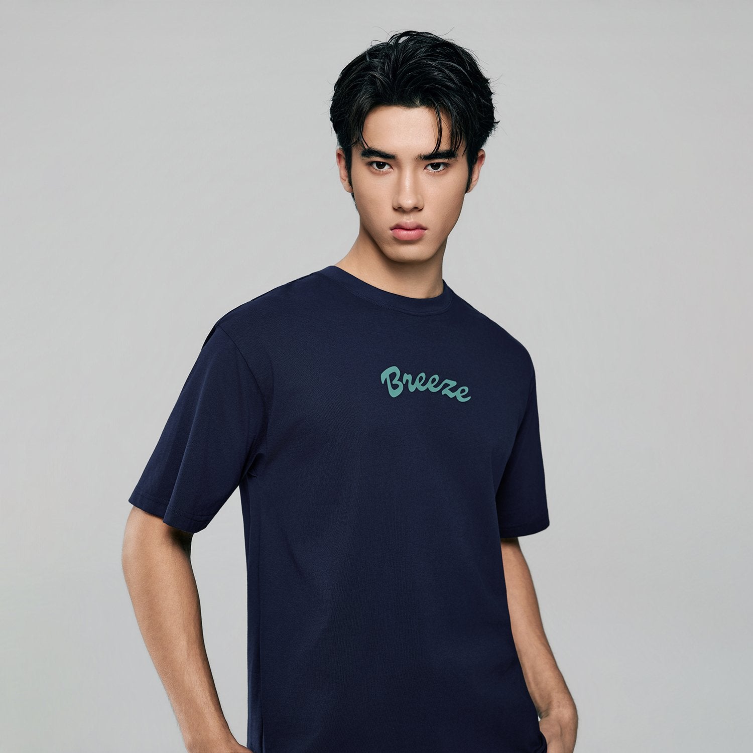 Men's Crew Neck Relaxed Print Tee - Image 2