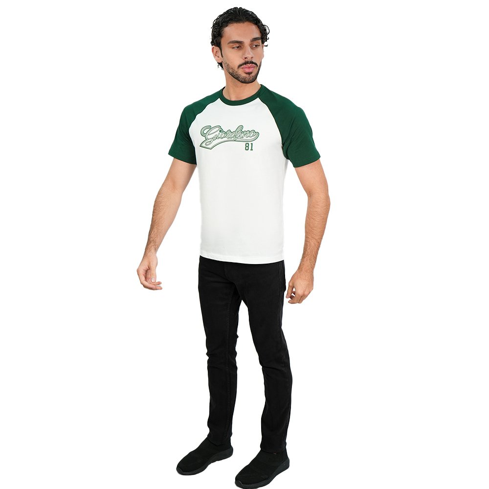 Men's Slim Cotton Raglan Signature Print Tee - Image 2