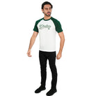 Men's Slim Cotton Raglan Signature Print Tee - Image 2