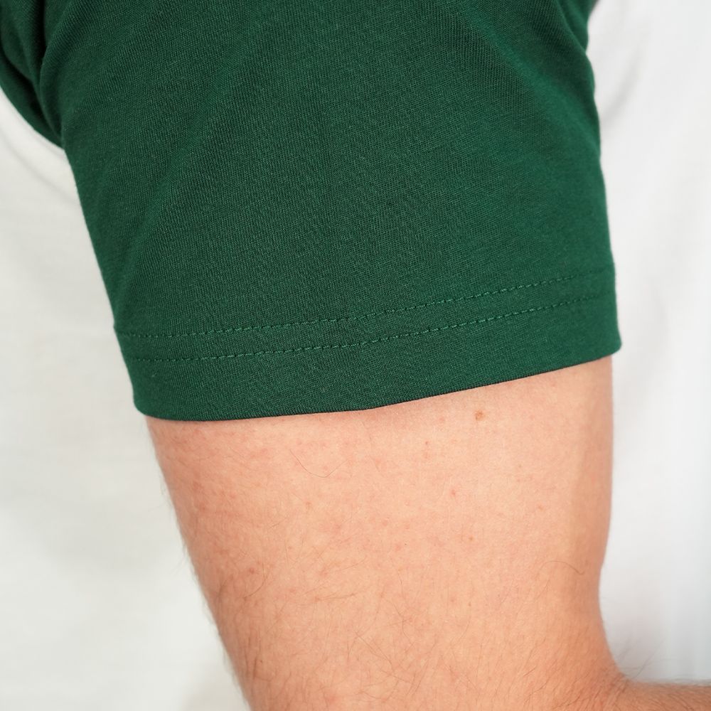 Men's Slim Cotton Raglan Signature Print Tee - Image 5