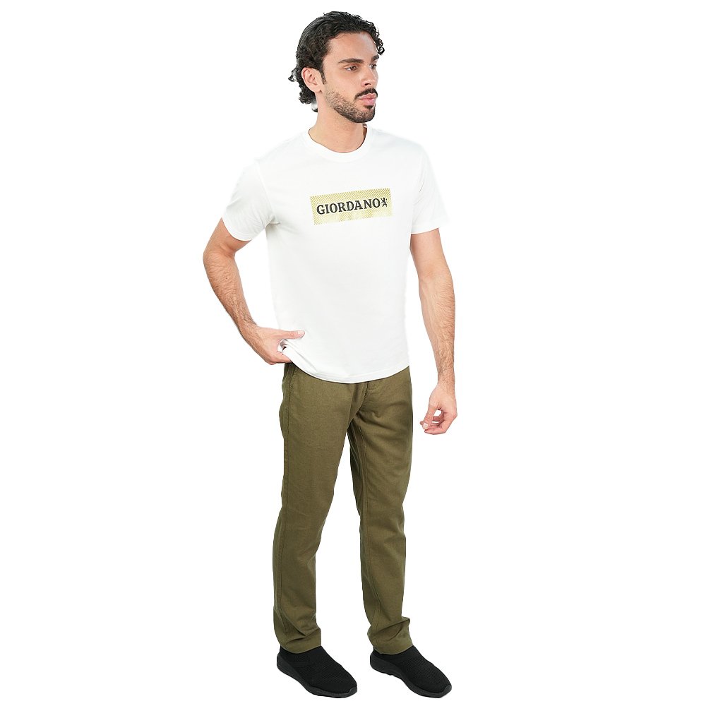 Men's Slim Cotton Signature Graphic Print Tee - Image 2