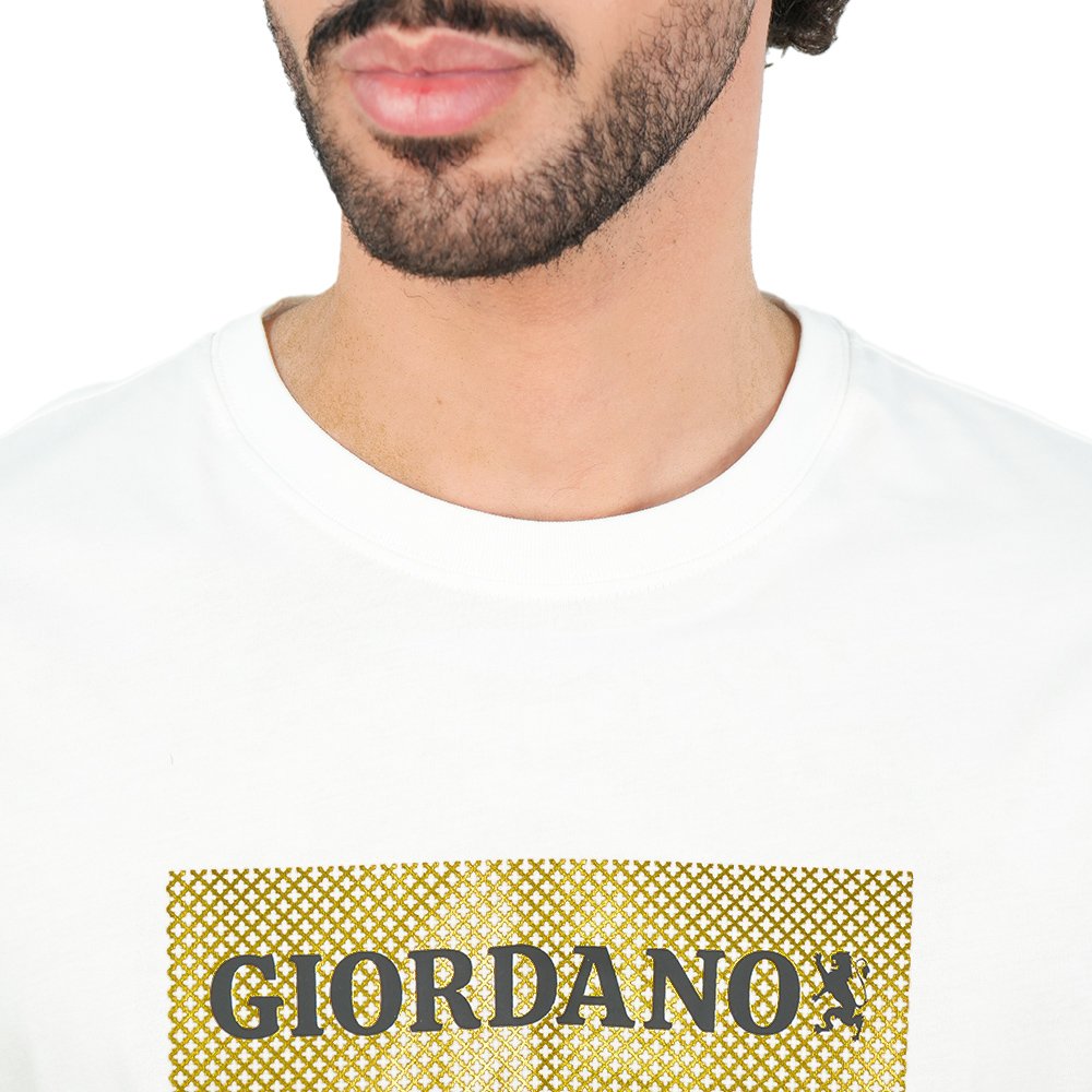 Men's Slim Cotton Signature Graphic Print Tee - Image 3