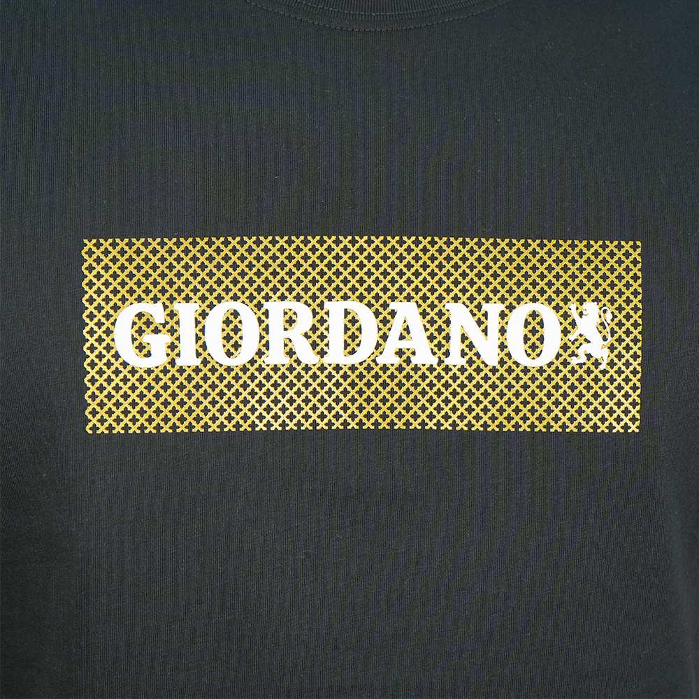 Men's Slim Cotton Signature Graphic Print Tee - Image 4