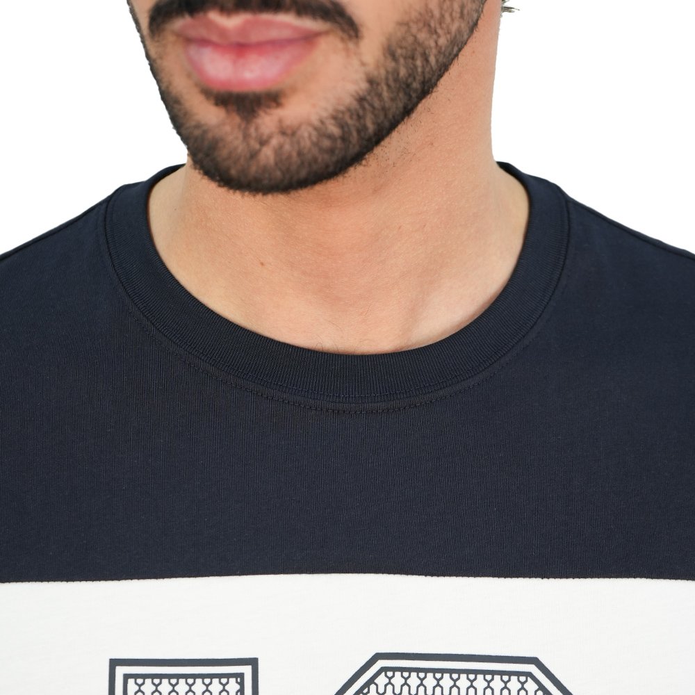 Men's Slim Cotton Varsity Number Print Tee - Image 3