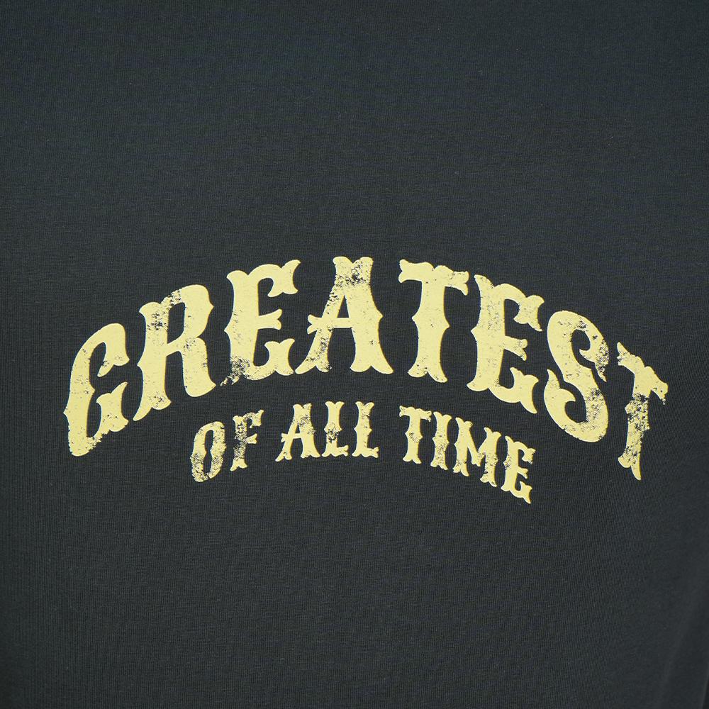 Men's Slim Cotton Crew Neck Message Print Tee - Image 4