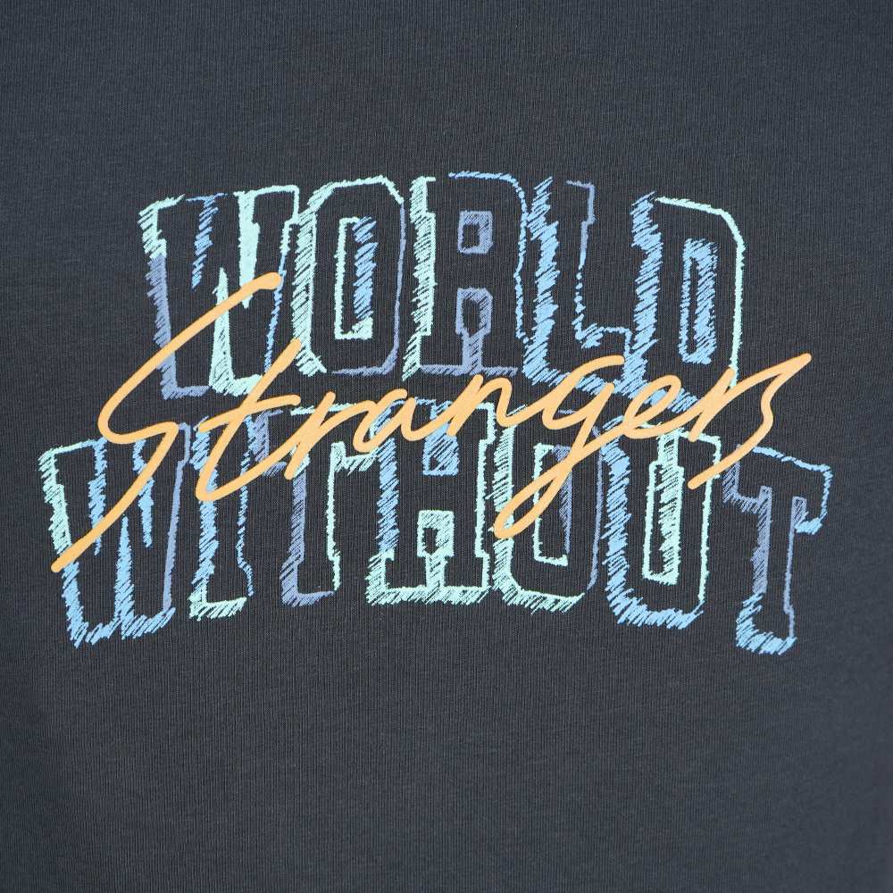 Men's Slim Cotton Crew Neck WWS Graphic Print Tee - Image 4