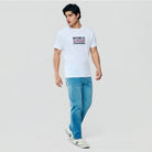 Men's Cotton Crew Neck Slim  Print T-Shirt - Image 1