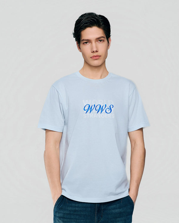 Quick buy Men's Cotton Crew Neck Slim Print T-Shirt