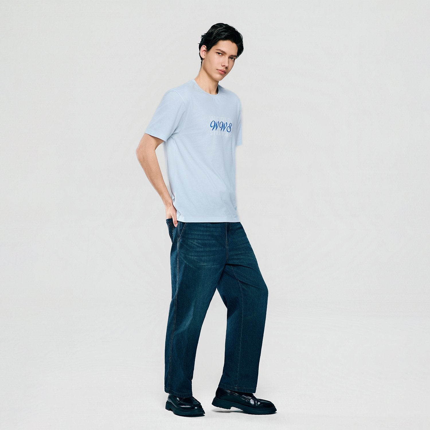 Men's Cotton Crew Neck Slim  Print T-Shirt - Image 4
