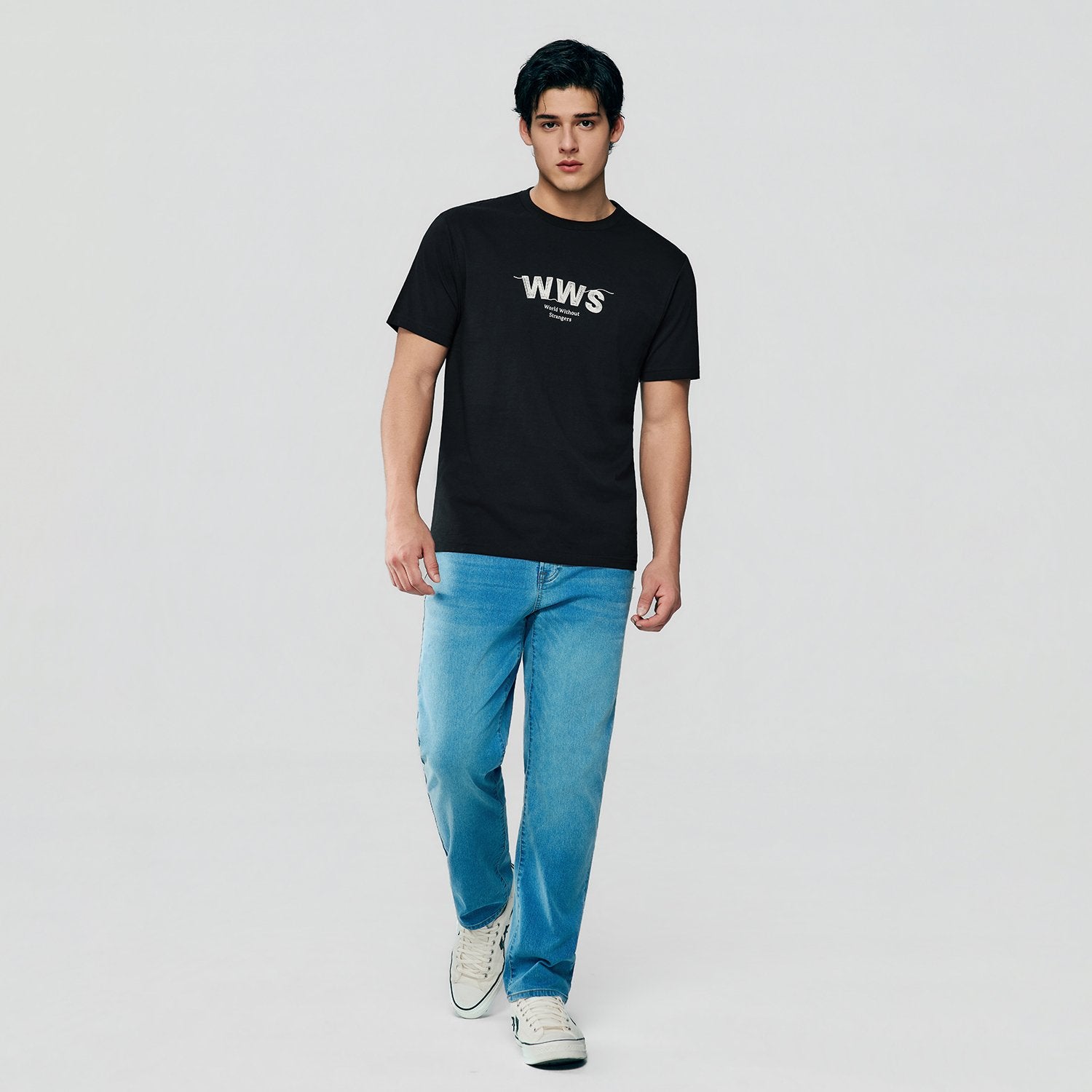 Men's WWS Slim Fit Print Tee - Image 1