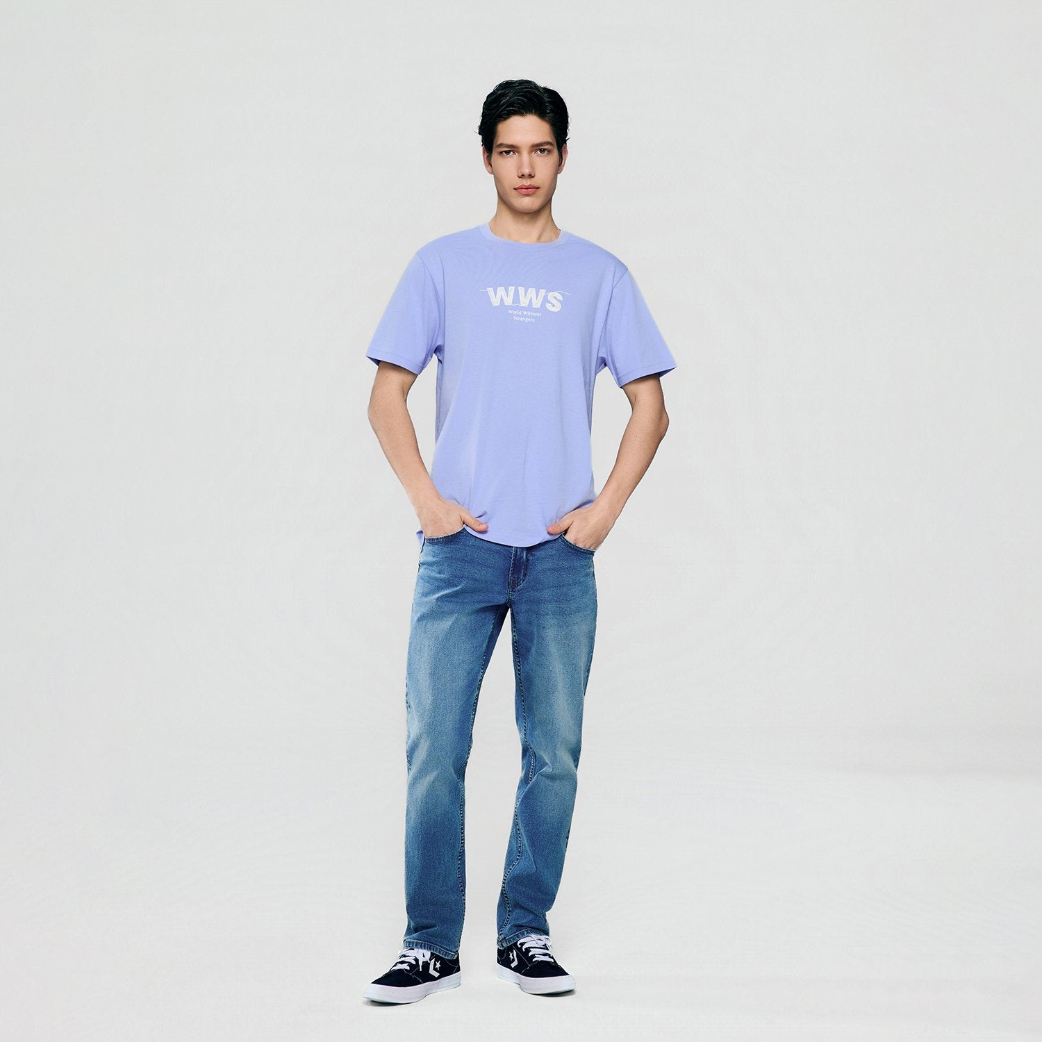 Men's WWS Slim Fit Print Tee - Image 1