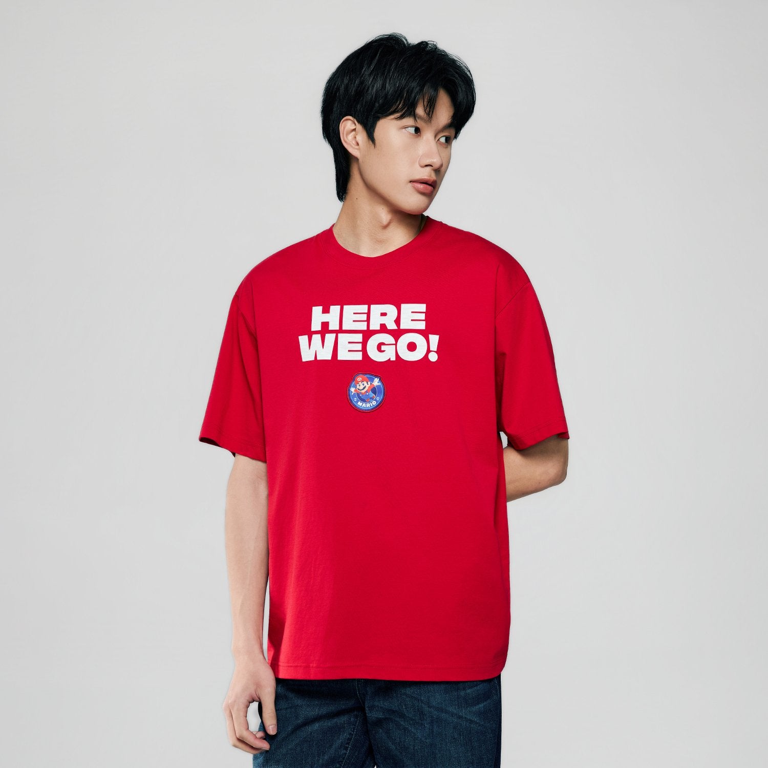 Men's Super Mario Relaxed PrintTee - Image 1