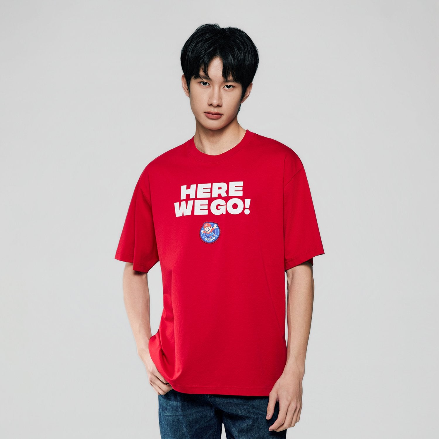 Men's Super Mario Relaxed PrintTee - Image 3