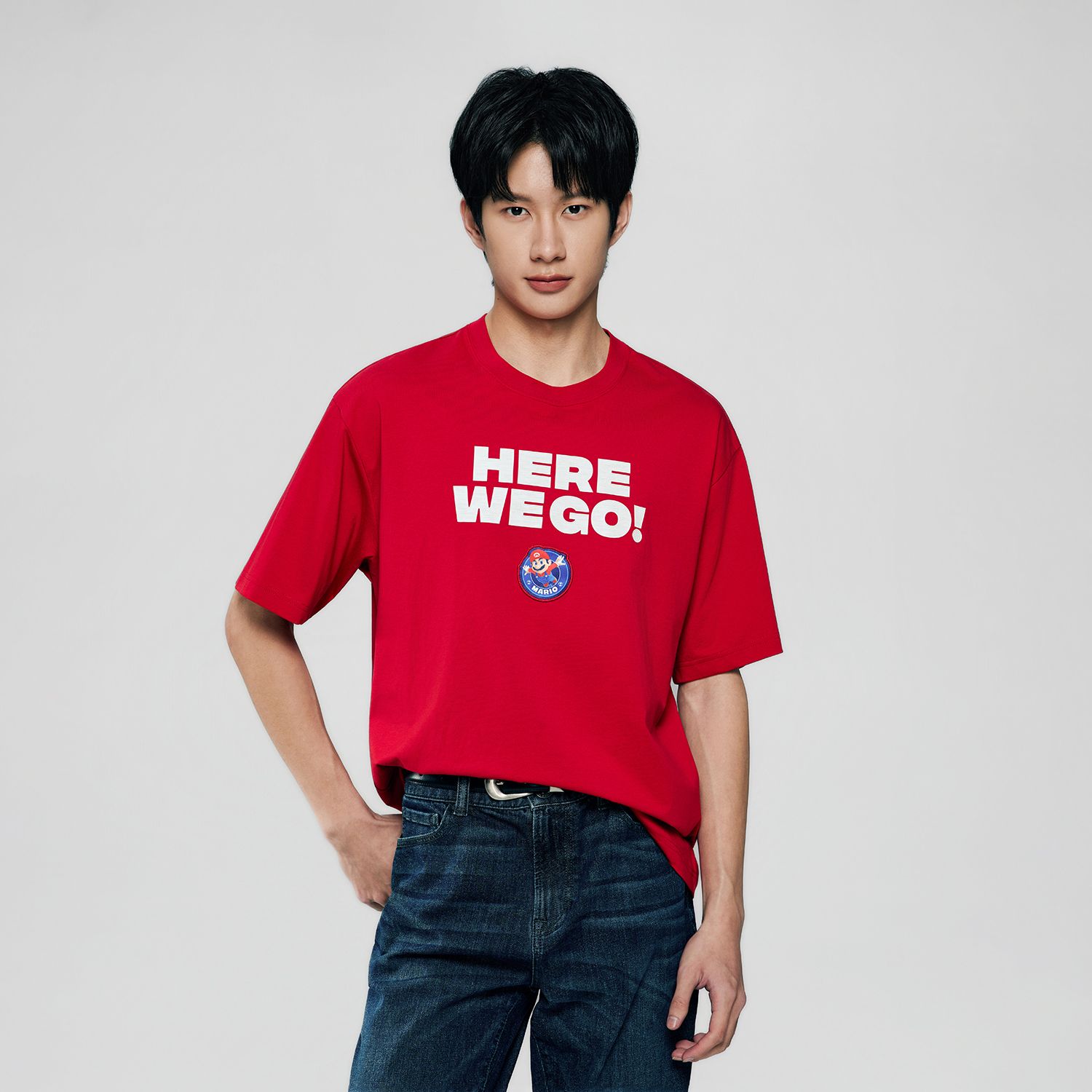Men's Super Mario Relaxed PrintTee - Image 5