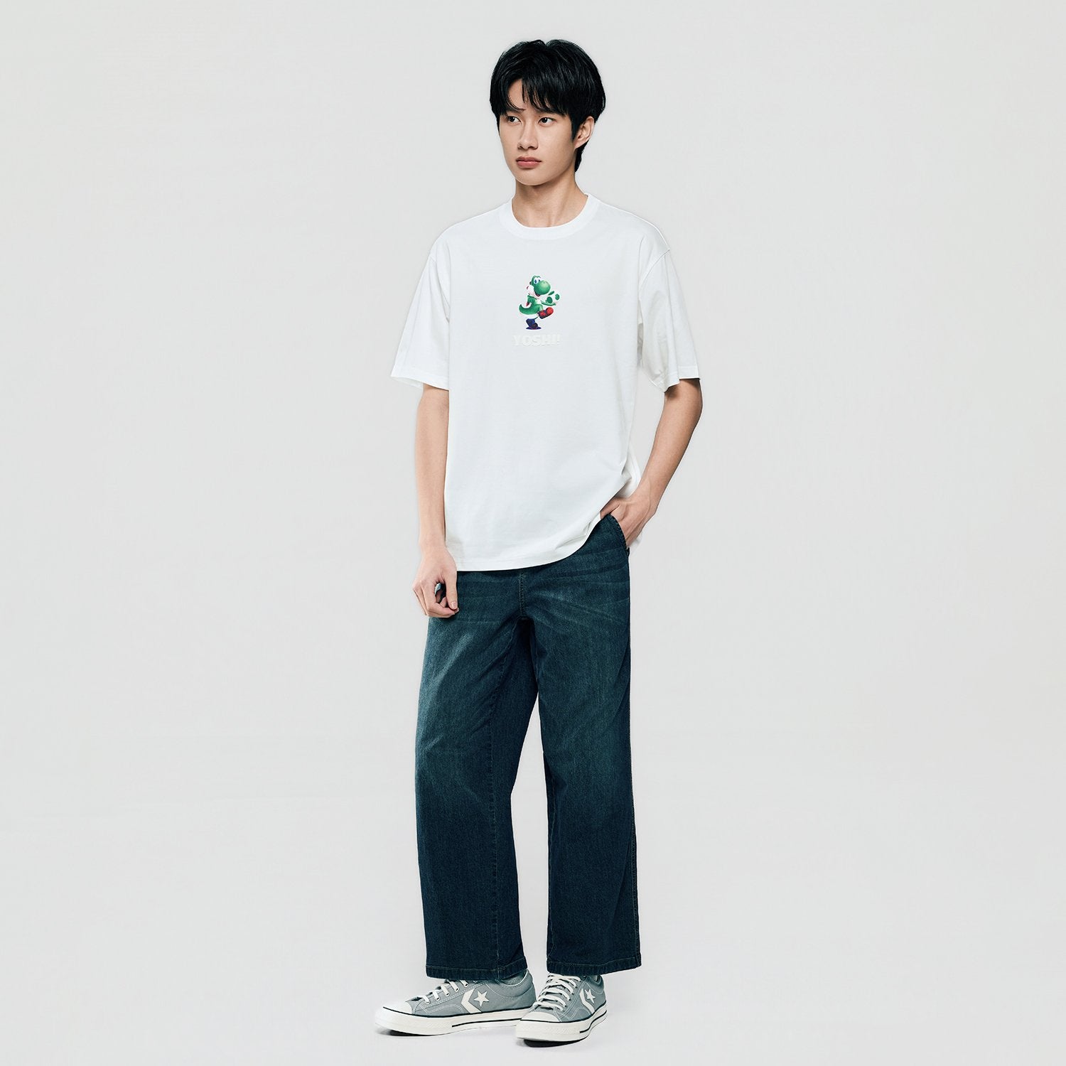 Men's Super Mario Relaxed PrintTee - Image 2