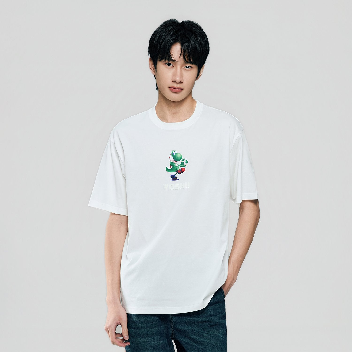 Men's Super Mario Relaxed PrintTee - Image 4