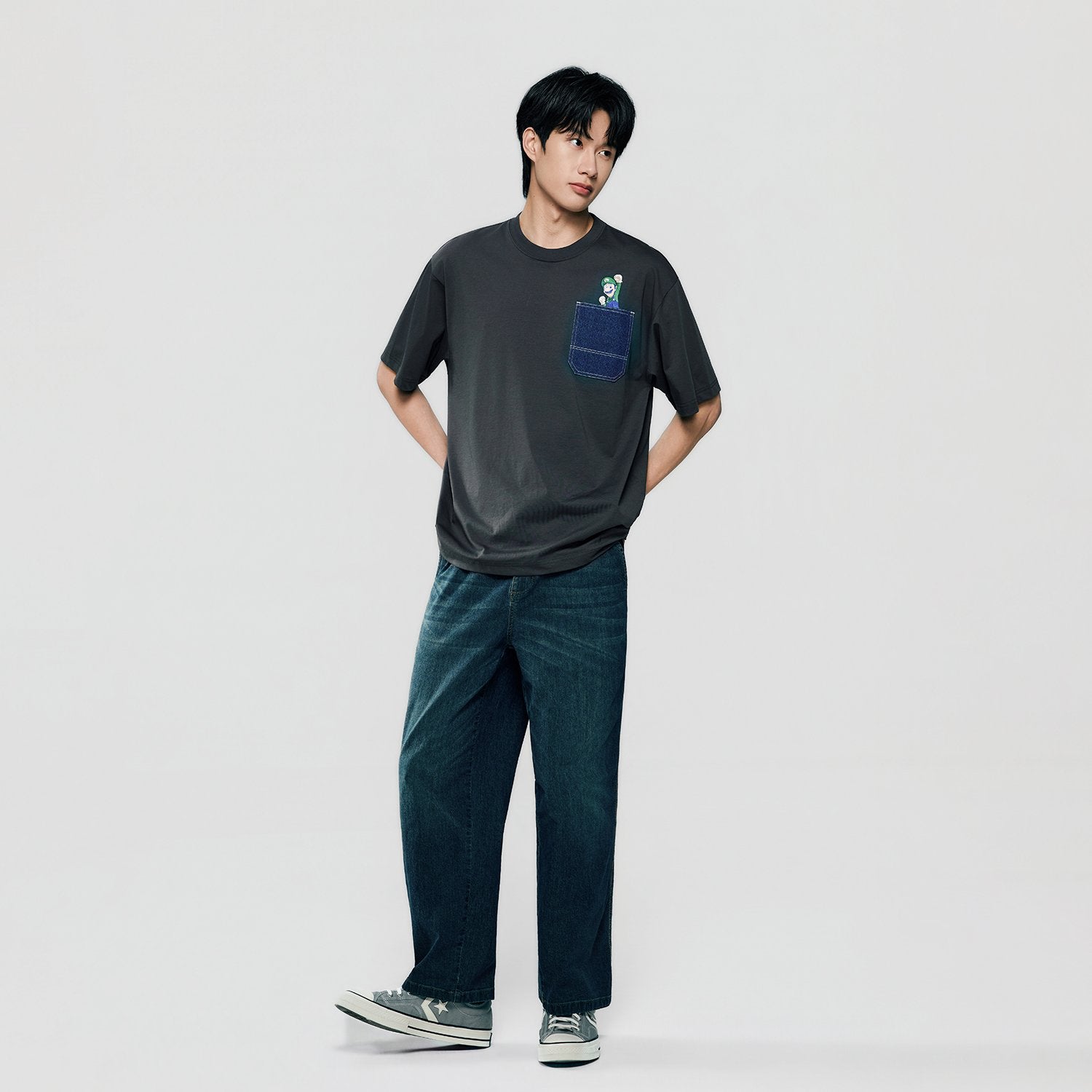 Men's Super Mario Relaxed PrintTee - Image 2