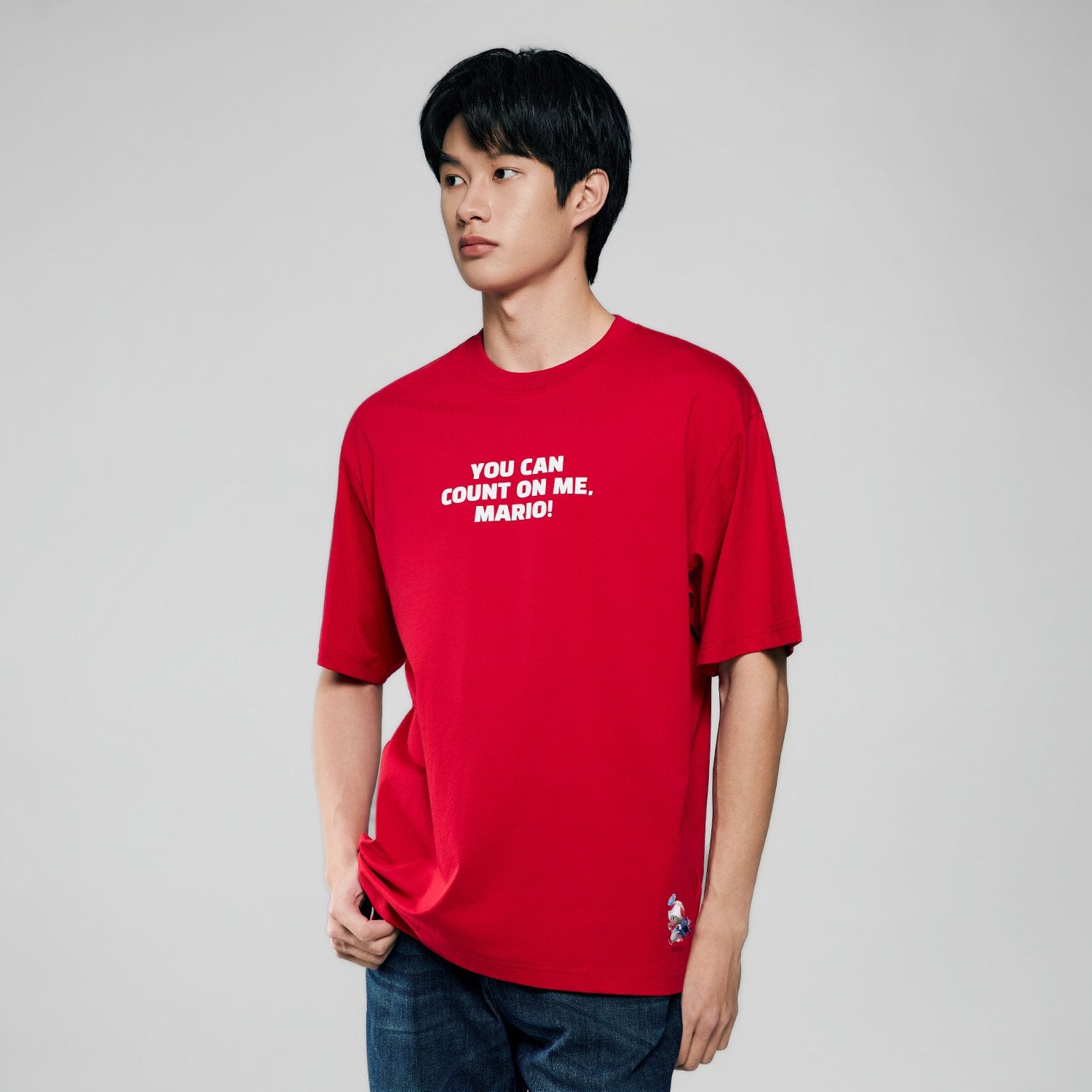 Men's Super Mario Relaxed PrintTee - Image 1