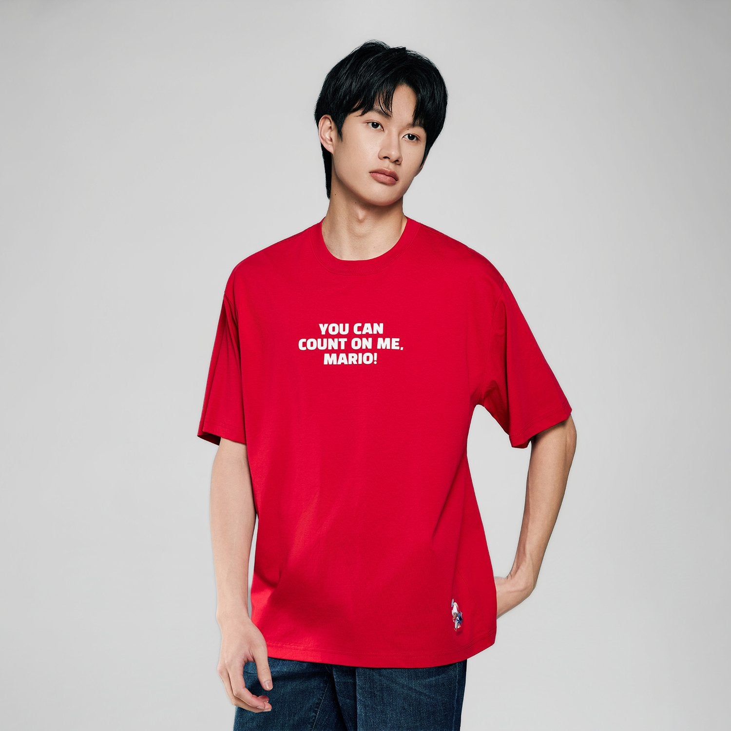 Men's Super Mario Relaxed PrintTee - Image 3