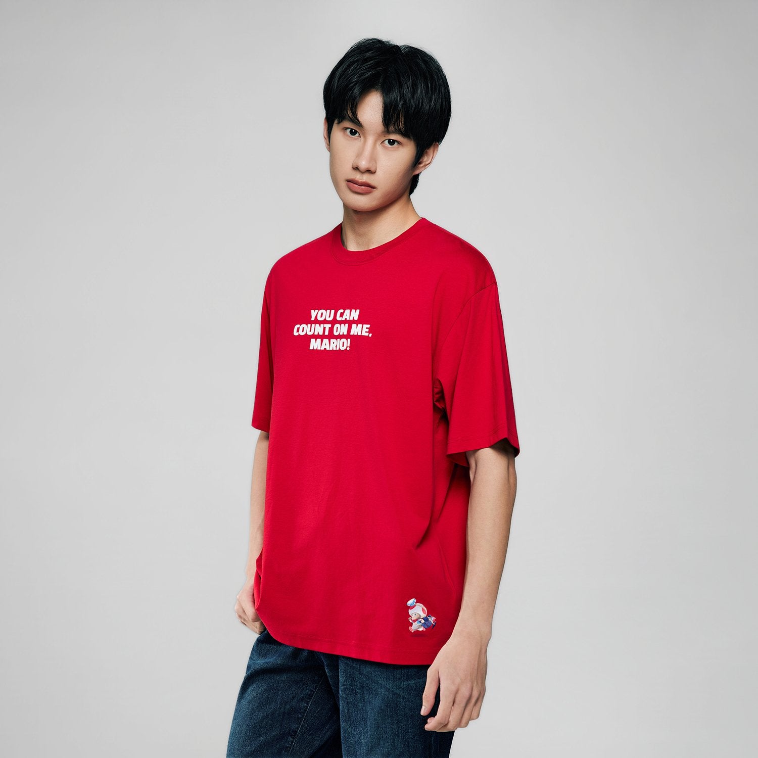 Men's Super Mario Relaxed PrintTee - Image 4