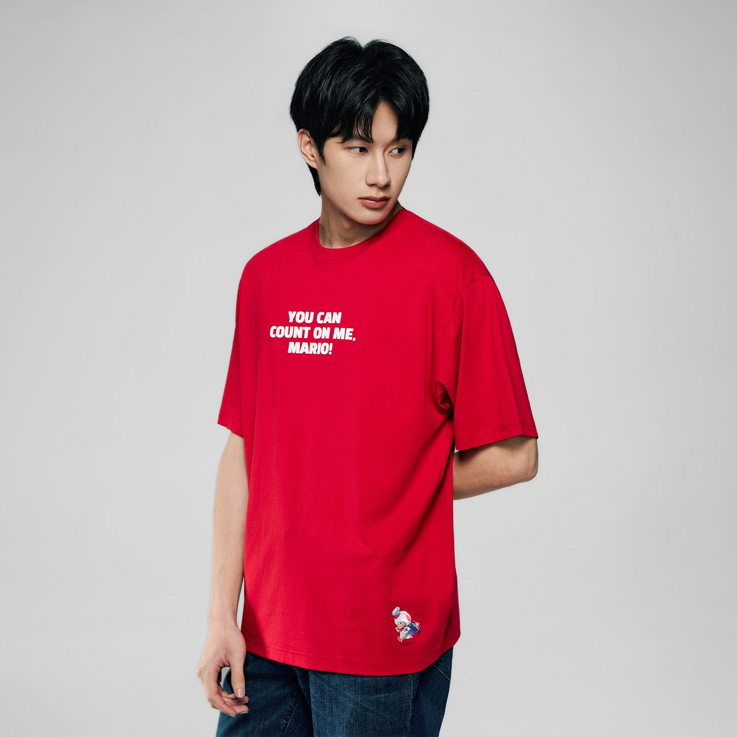 Men's Super Mario Relaxed PrintTee - Image 5