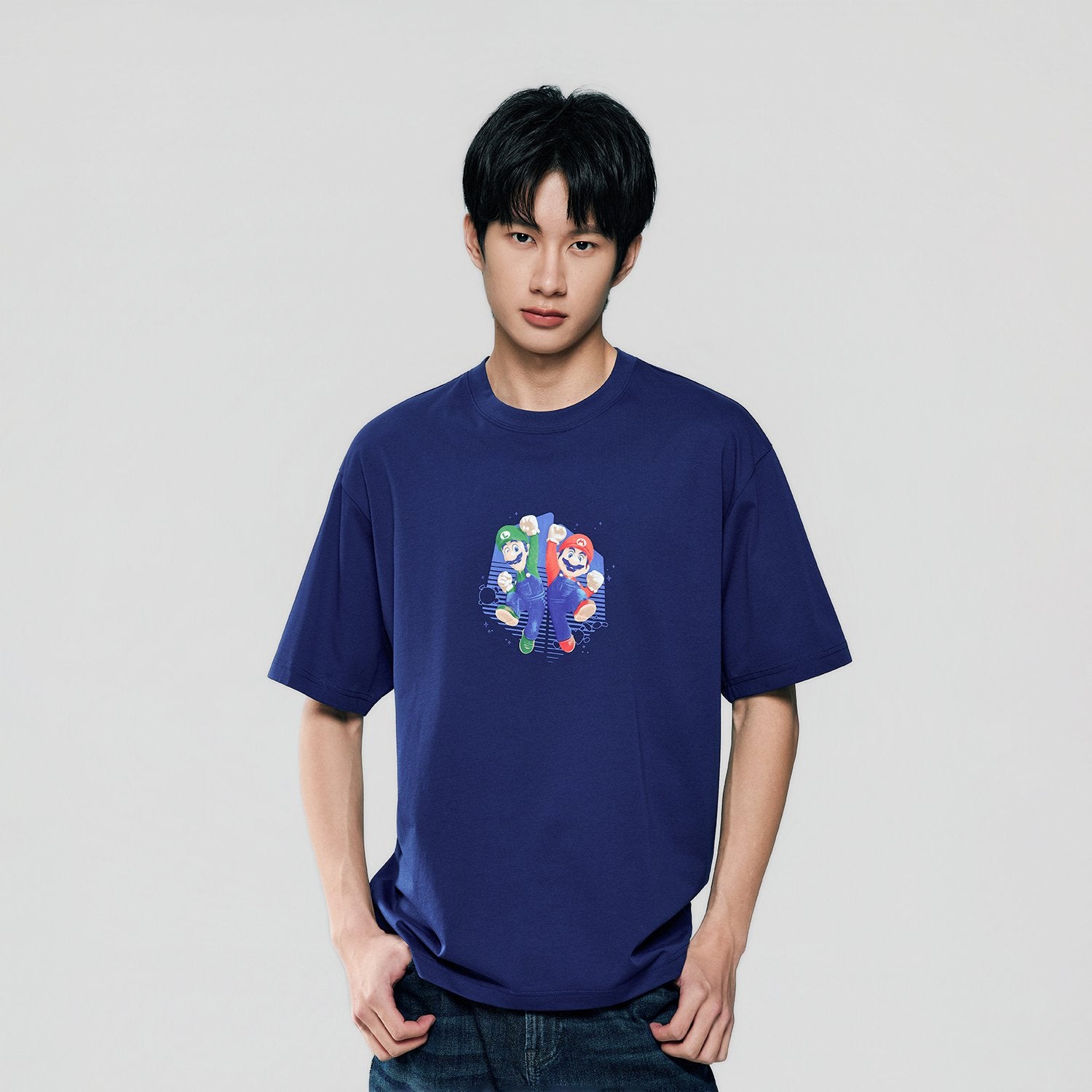 Men's Super Mario Relaxed PrintTee - Image 3