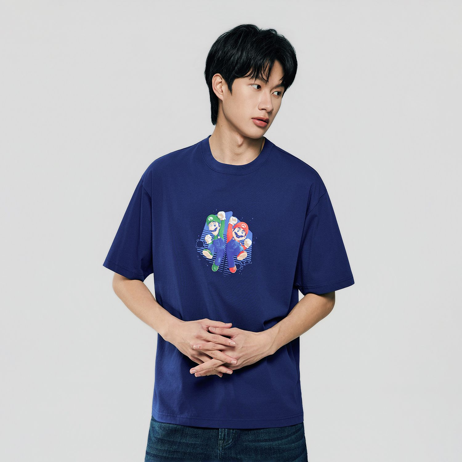 Men's Super Mario Relaxed PrintTee - Image 4