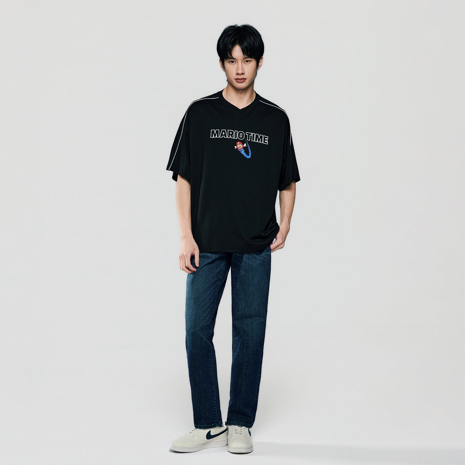 Men's Mario Relaxed Print Tee - Image 1