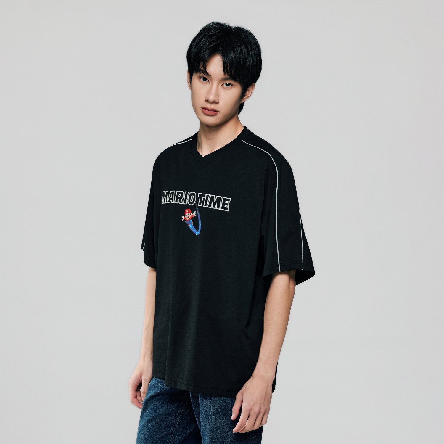 Men's Mario Relaxed Print Tee - Image 2