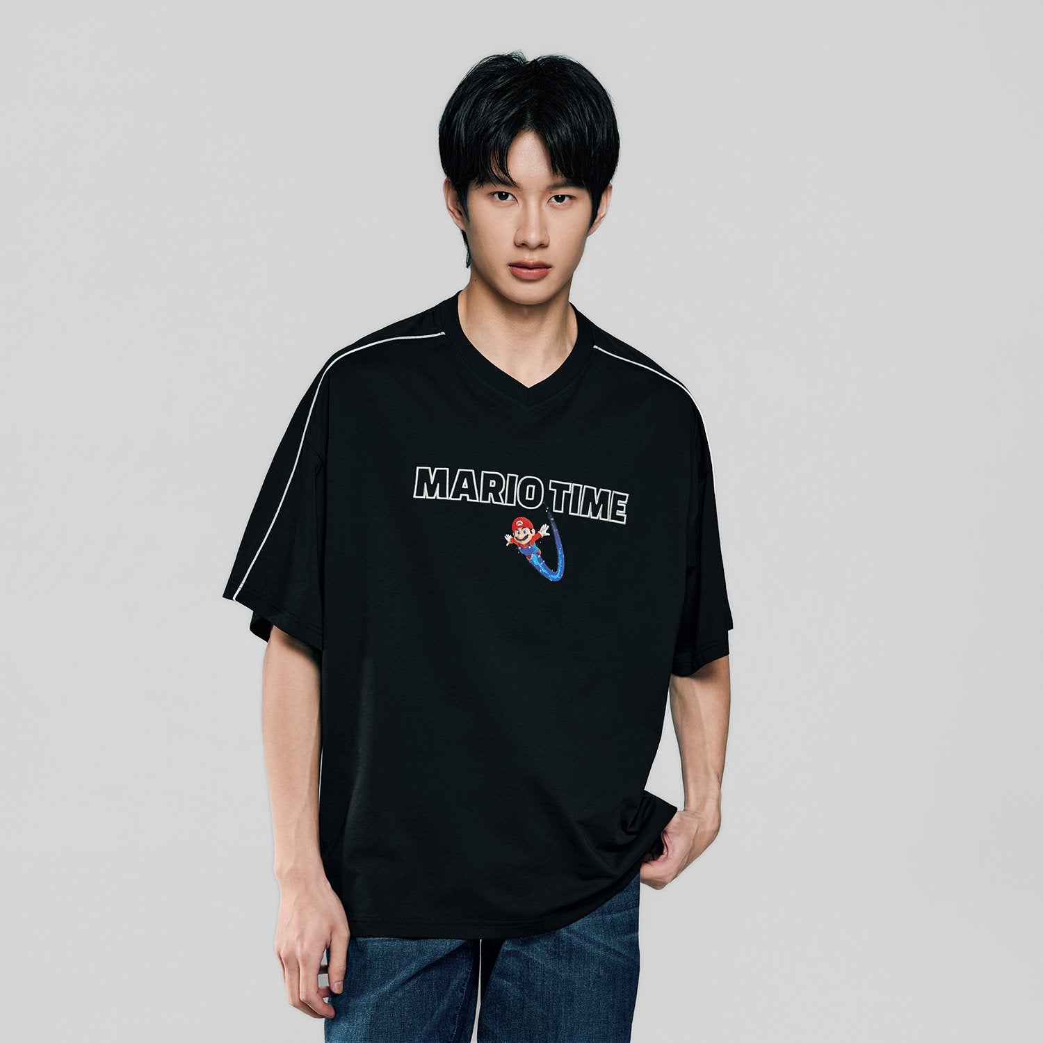 Men's Mario Relaxed Print Tee - Image 3