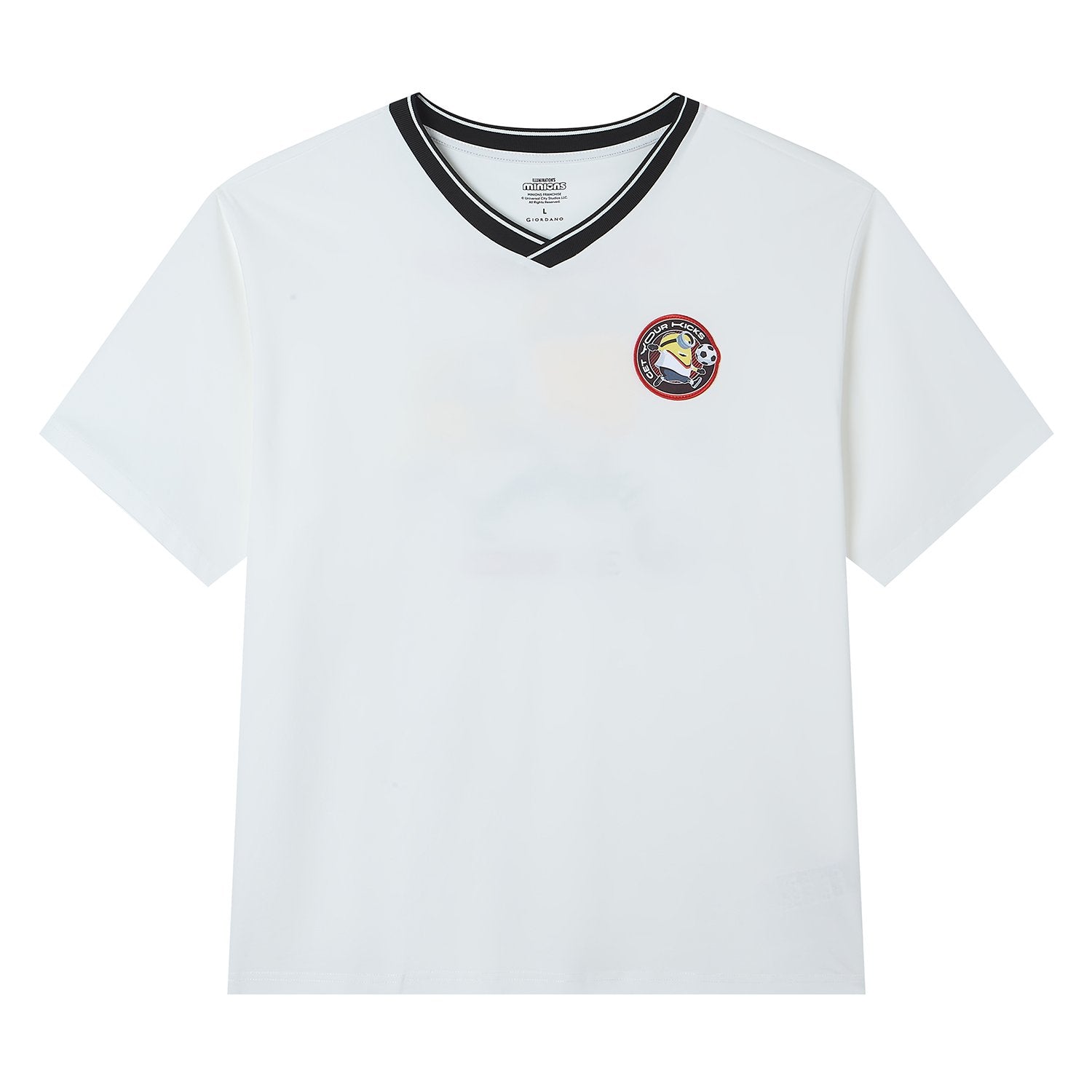Men's Minions Relaxed V Neck Print Tee - Image 5